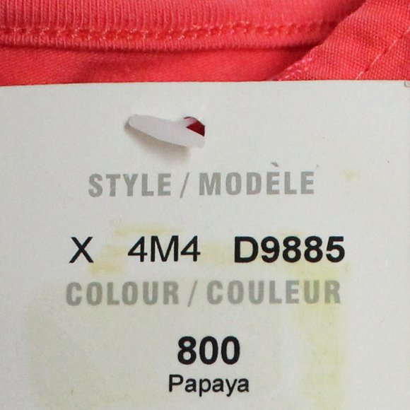 TanJay Papaya Color 1X Women's Pull Over Top - Picture 4 of 11